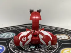 Bakugan Pyrus Gus Burnan & Ability Card Bakutech MG Japan Import Rare - Image 3