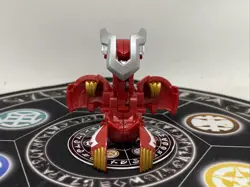 Bakugan Pyrus Gus Burnan & Ability Card Bakutech MG Japan Import Rare - Image 5