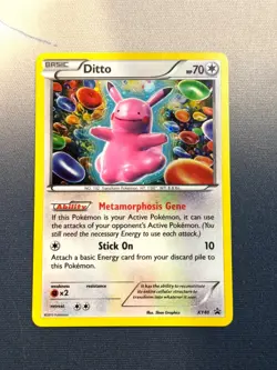 Pokemon TCG Ditto XY40 Black Star Promo Holo Card LP Condition - Image 1