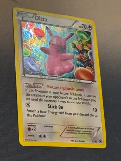 Pokemon TCG Ditto XY40 Black Star Promo Holo Card LP Condition - Image 2