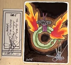 MTG ARTIST PROOF Italian Shatter AP Sketch Amy WEBER Magic - Image 1