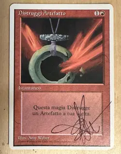 MTG ARTIST PROOF Italian Shatter AP Sketch Amy WEBER Magic - Image 2