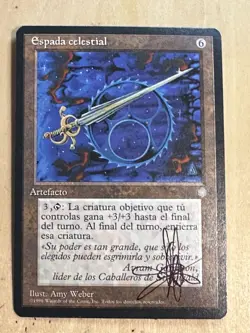 MTG ARTIST PROOF Spanish Celestial Sword FORK Sketch Amy WEBER - Image 2