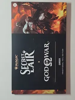 New Sealed Magic The Gathering Secret Lair - PS God of War Greek - Foil Edition - Image 1