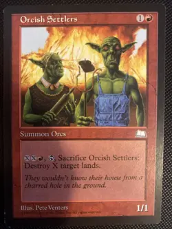English - MTG Orcish Settlers - Weatherlight - Image 1
