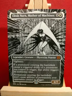 Elesh Norn, Mother of Machines (Borderless) - Phyrexia - NM (see pics) MTG - Image 1