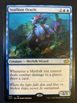 English - MTG Seafloor Oracle - Jumpstart 2022 - Image 1