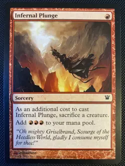 English - MTG Infernal Plunge - Innistrad - Image 1