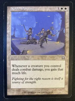 English - MTG Noble Purpose - Mercadian Masques - Image 1
