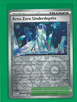 Pokemon TCG SV-Prismatic Evolutions Area Zero Underdepths #94/131 Reverse Holo - Image 1