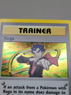Pokemon 1st Edition Gym Challenge Koga Trainer Holo 19/132 - Image 4