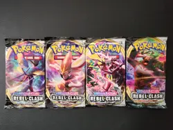 Pokemon TCG Sword and Shield Rebel Clash Booster pack x 1 - Image 1