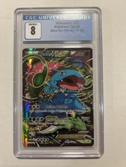 Venusaur EX XY123 PSA 8 XY Holo 2016 Pokemon Full Art Black Star Promo - Image 1