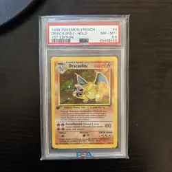 1999 Pokemon French Dracaufeu Charizard 1st Edition PSA 8.5 Rare Vintage Holo - Image 1