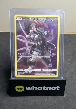 Pokemon TCG Armored Mewtwo Holo Black Star Promo SM228 - Image 1