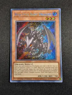 Yugioh - Red-Eyes Baby Dragon LDS1-EN010 Limited Edition Secret Rare NM - Image 1