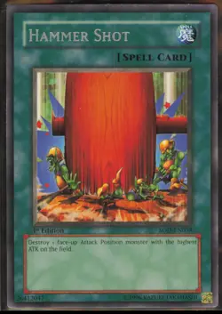 Hammer Shot - SOD-EN038 - Rare - 1st Edition - NM - Yugioh - Image 1