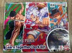 One Piece Card Game Learn Together Deck Set LT01 - English - Sealed - Image 1