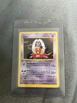 Jynx 031/102 Base Set Shadowless 1st Edition Uncommon Card Pokemon TCG WOTC - Image 1