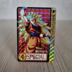 Carte Dragon Ball Z Super Battle Card SP DBZ Carddass Hondan CCG Goku SSJ3 - Image 1