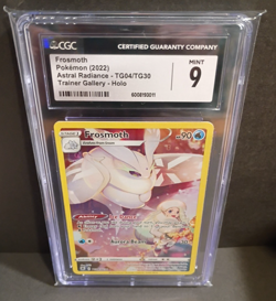 CGC 9 Mint Frosmoth TG04/TG30 Astral Radiance Full Art Holo Pokemon Card - Image 3