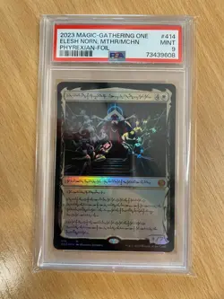 Elesh Norn, Mother of Machines PHYREXIAN FOIL (PSA 9) Magic Gathering 73439608 - Image 1