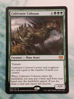 Mtg Cultivator Colossus - Crimson Vow NM - Image 1
