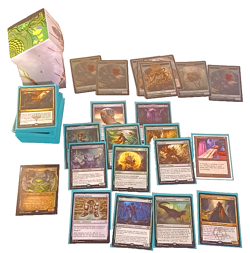 MTG The Mycotyrant EDH Deck - Self-mill Token theme +sleeves+box+foil saprolings - Image 1