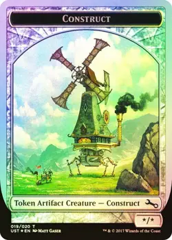 Unstable MTG Foil Construct Token Magic - Image 1