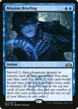Mission Briefing - Guilds of Ravnica (GRN) - LP - Magic The Gathering MTG - Image 1