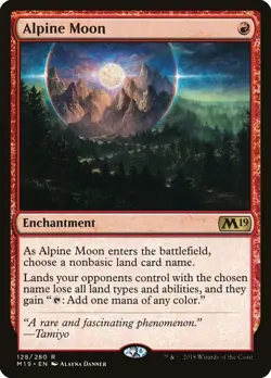 Alpine Moon - Core Set 2019 (M19) - LP - Magic The Gathering MTG - Image 1