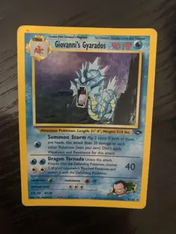 Pokemon Card Giovanni's Gyarados HOLO Gym Challenge 5/132 ENG Light Played - Image 2