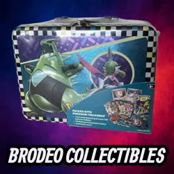 POKEMON TCG SCARLET & VIOLET COLLECTOR CHEST LUNCH BOX TIN 2024 *FACTORY SEALED* - Image 1
