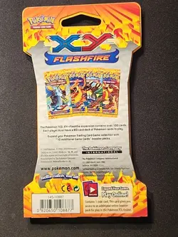 Pokemon XY FLASHFIRE SLEEVED BOOSTER PACK- KANGASKHAN SEALED NEW - Image 2
