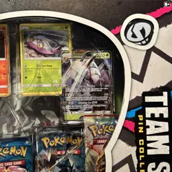 Pokemon TCG Team Skull Pin Collection Box Sealed Evolutions Burning Shadows - Image 5
