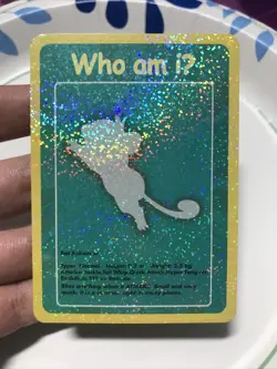 Pokemon Funskool 2004 - Rattata Who am IU Holo NM Clean - Image 1