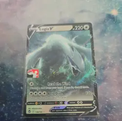 Pokemon TCG Lugia v 138/195 Stamped Promo Prize Pack Series LP Rare - Image 1
