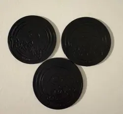 Pokemon Trading Plastic holo shiny Flip Coins Lot Of 3 Chansey Kyogre Scorbunny - Image 2
