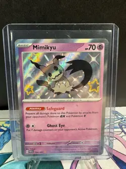 Pokemon TCG: Mimikyu 160/091 SV: Paldean Fates Holo NM - Image 2