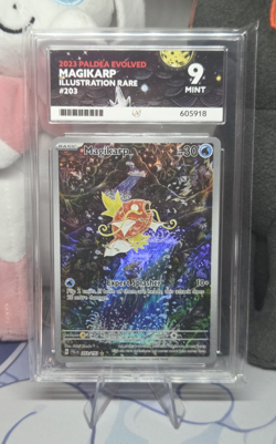 Magikarp 203/193 Illustration Rare Paldea Evolved Pokemon TCG ACE Grade 9 - Image 1