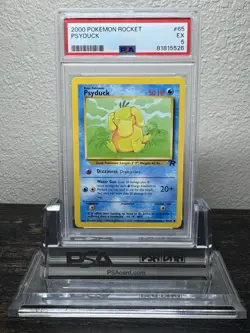 2000 Pokemon Rocket #65 Psyduck PSA 5 EX - Image 1