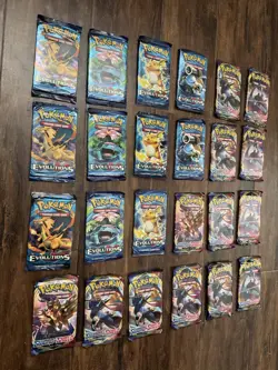 Pokemon TCG 2016 XY Evolutions SWSH Base Booster Pack Lot Of 24 Factory Sealed - Image 2
