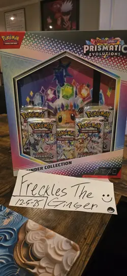 Pokemon TCG Scarlet & Violet Prismatic Evolutions Binder Collection Sealed - Image 1