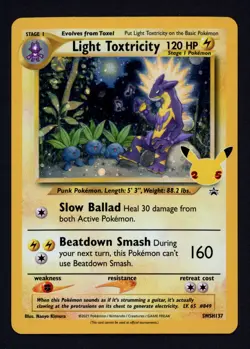 Light Toxtricity SWSH137 Sword & Shield Promo Pokemon TCG - Image 1