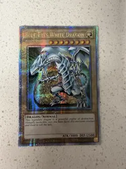Yu-Gi-Oh! TCG Blue-Eyes White Dragon (Quarter Century Secret Rare) - LC01-EN004 - Image 1