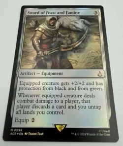 Sword of Feast and Famine Foil - ACR 0099 MTG Magic - Image 2