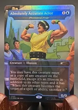 Absolutely Accurate Actor Avatar: The Last Airbender Secret Lair MTG Foil NM - Image 1