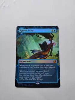 Rhystic Study Foil Wilds of Eldraine Enchanting Tales MTG Card - Image 1