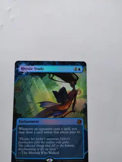 Rhystic Study Foil Wilds of Eldraine Enchanting Tales MTG Card - Image 2