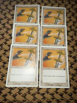 (6) Disenchant MTG Core Set 6th Edition Regular - Image 1